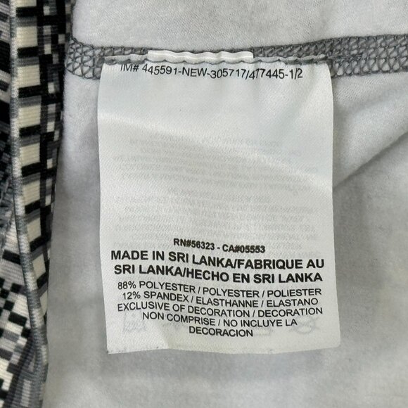 Nike Pro HyperWarm Fleece Womens M Gray Aztec Geometric Dri-Fit 1/4 Zip Running - Picture 13 of 14